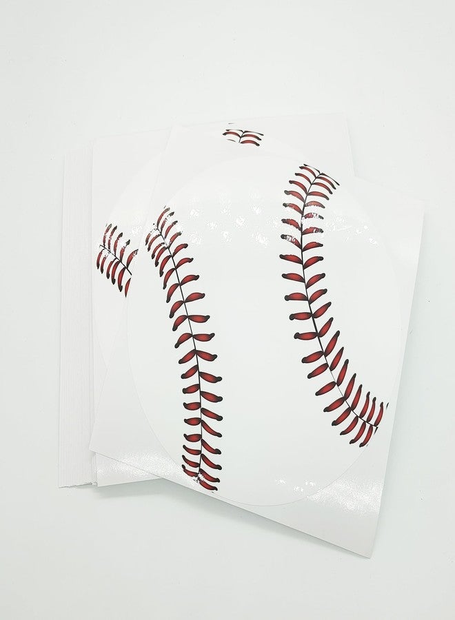 Topabel Baseball Stickers,6 Inches - 30 Pcs Sports Ball Theme Self-Adhesive Decals for Birthday Party Decorations, School Classroom Supplies & DIY Crafts - Image 5